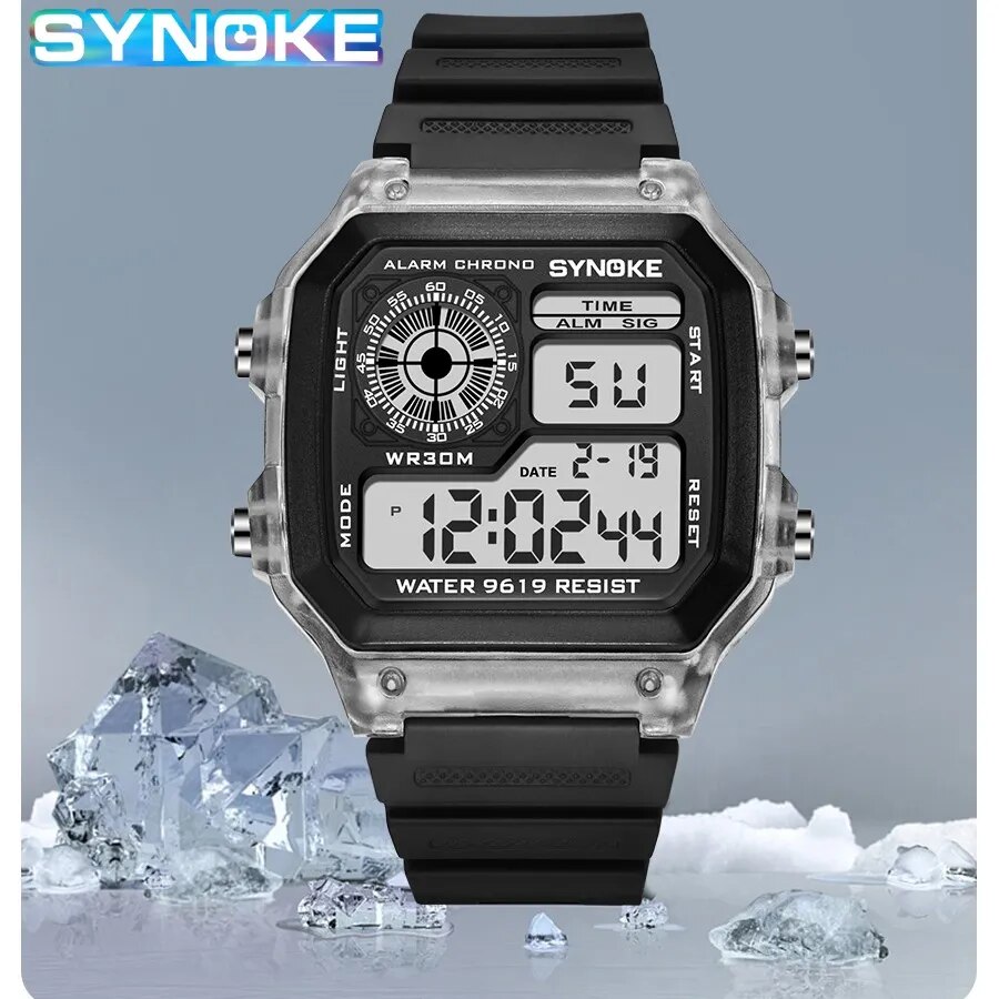 SYNOKE Digital Watches Men Spo - Outdoor Lighting Timer ulasan dan harga