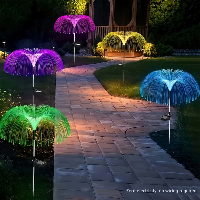 5 Pcs Solar Jellyfish LED Ligh - Outdoor Lighting Jellyfish ulasan dan harga