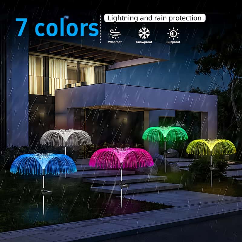 5 Pcs Solar Jellyfish LED Ligh - Outdoor Lighting Jellyfish ulasan dan harga