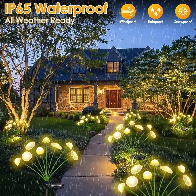 6LEDS Solar Mushroom Ambient L - Outdoor Lighting Jellyfish ulasan dan harga