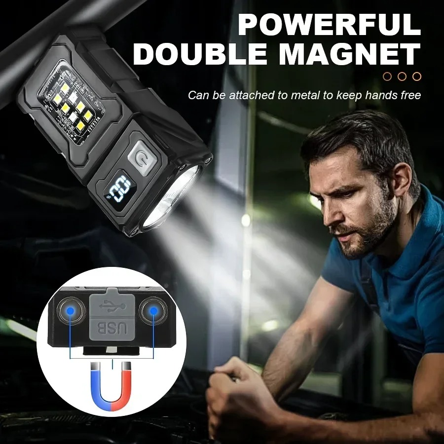 Mini USB Recharge LED Flashlig - Outdoor Lighting Usa ulasan dan harga