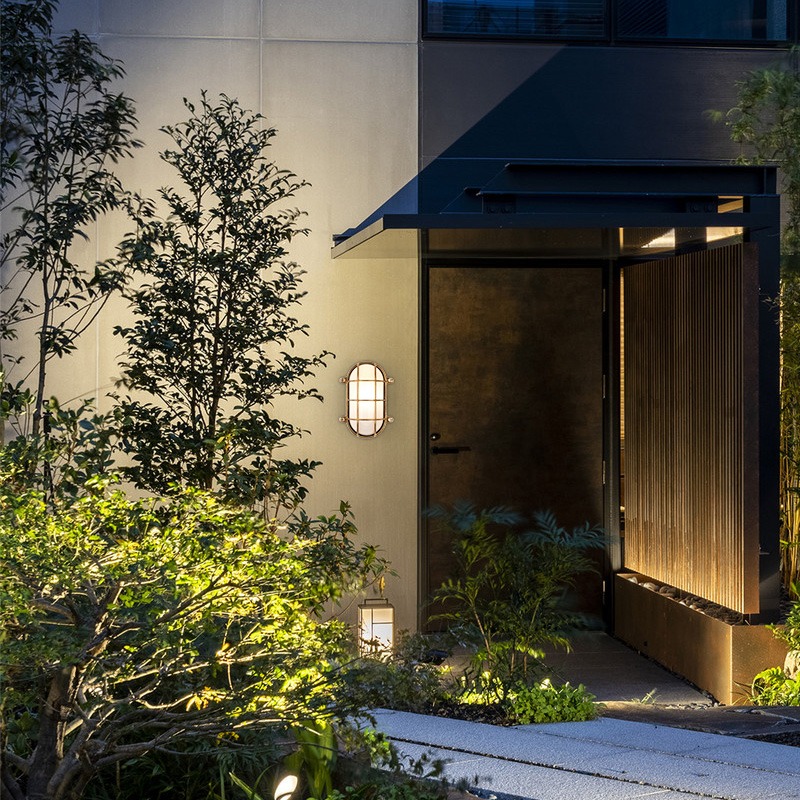 Minimalist Brass Glass Wall La - Outdoor Lighting Brass ulasan dan harga