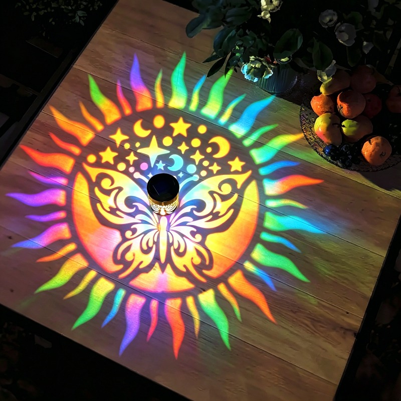 Solar Mandala Butterfly Projec - Outdoor Lighting On Fence ulasan dan harga