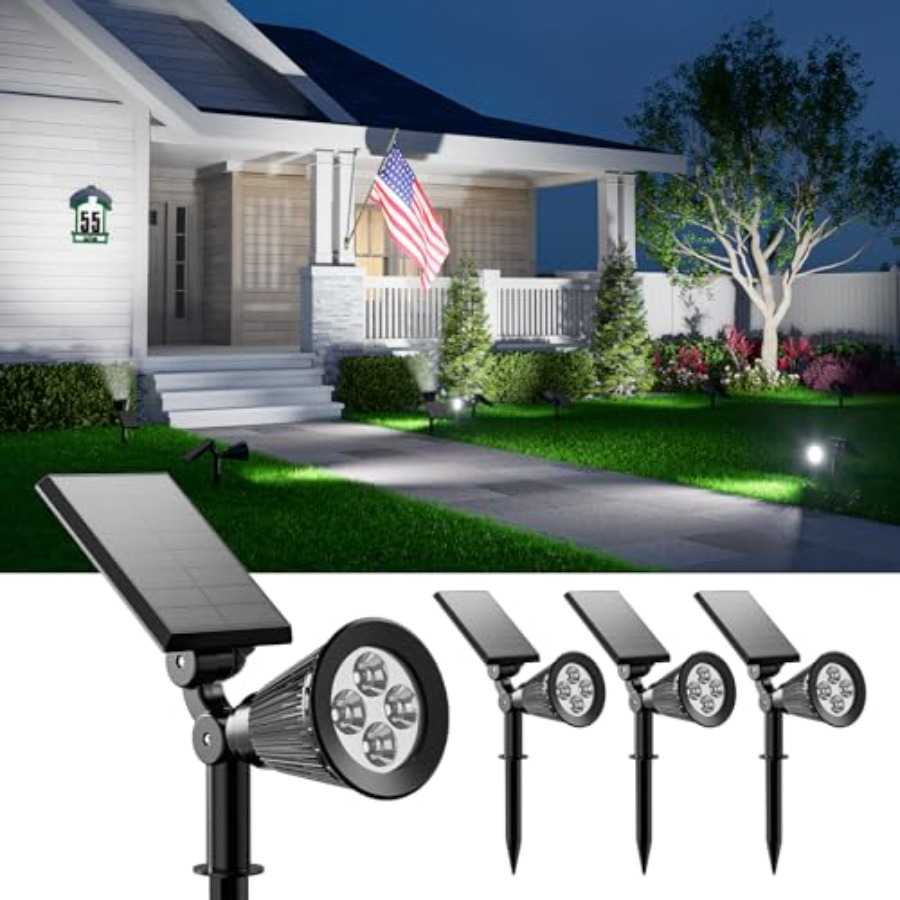 Solar Spotlights Outdoor Water - Outdoor Lighting Spotlight ulasan dan harga