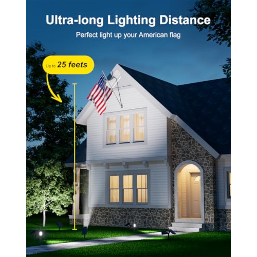 Solar Spotlights Outdoor Water - Outdoor Lighting Spotlight ulasan dan harga