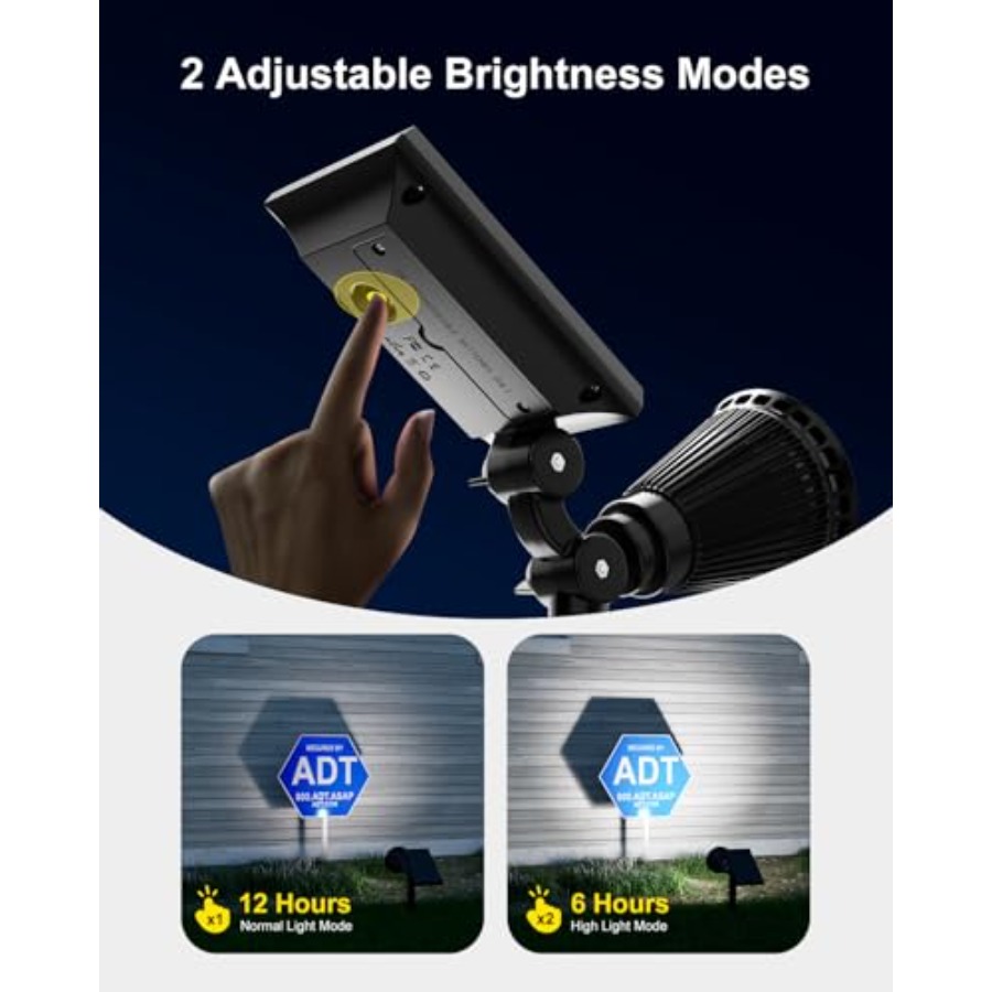 Solar Spotlights Outdoor Water - Outdoor Lighting Spotlight ulasan dan harga