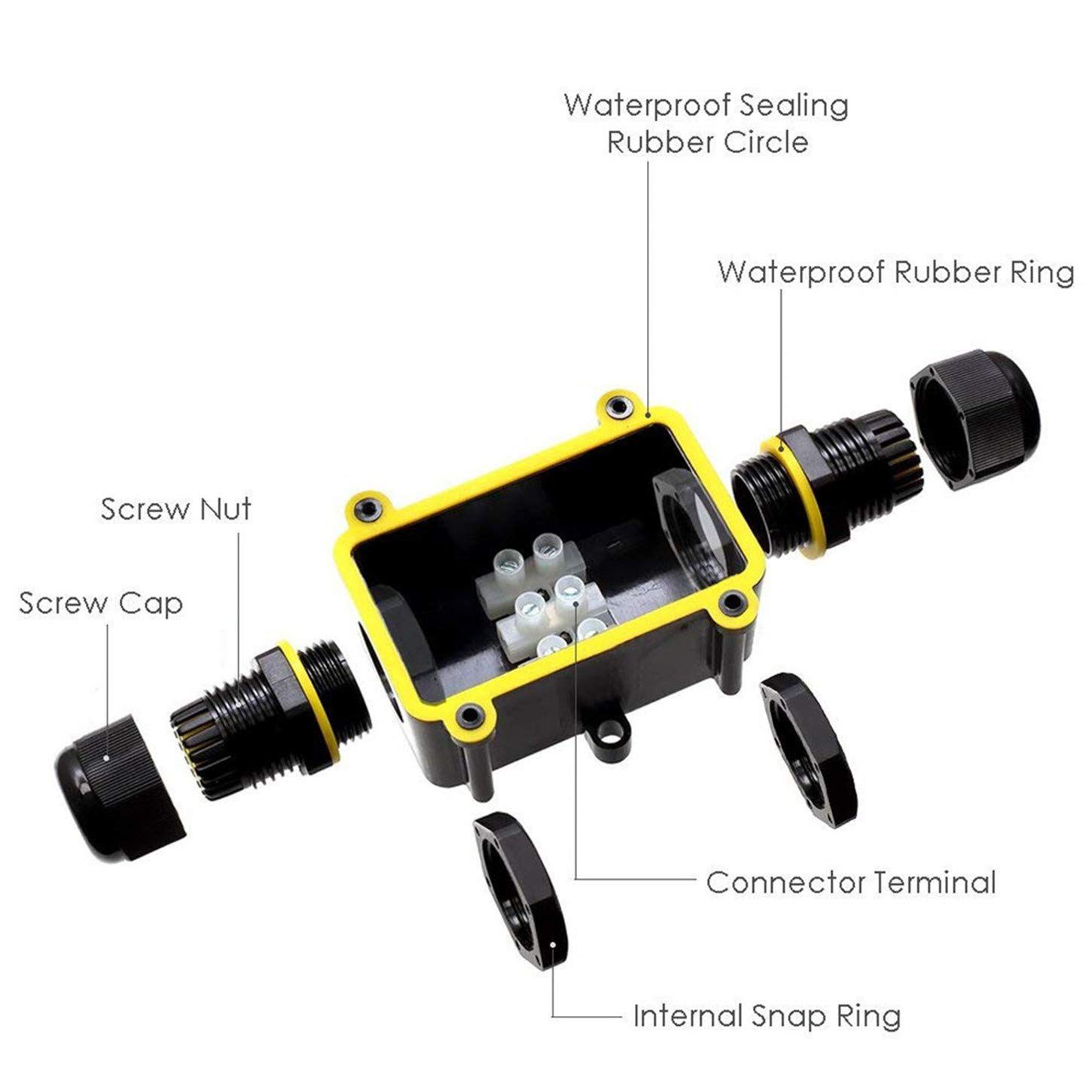 2 Way Outdoor Waterproof IP66  - Outdoor Lighting Wire ulasan dan harga