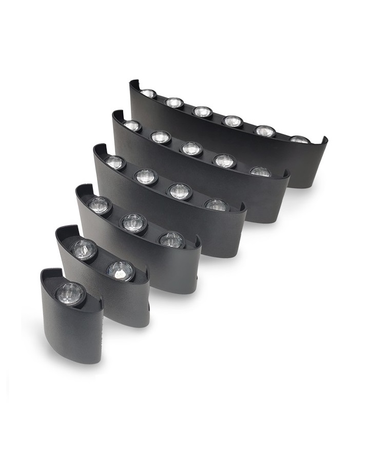 LED Wall Lamp Led Aluminum Out - Outdoor Lighting Sensor ulasan dan harga