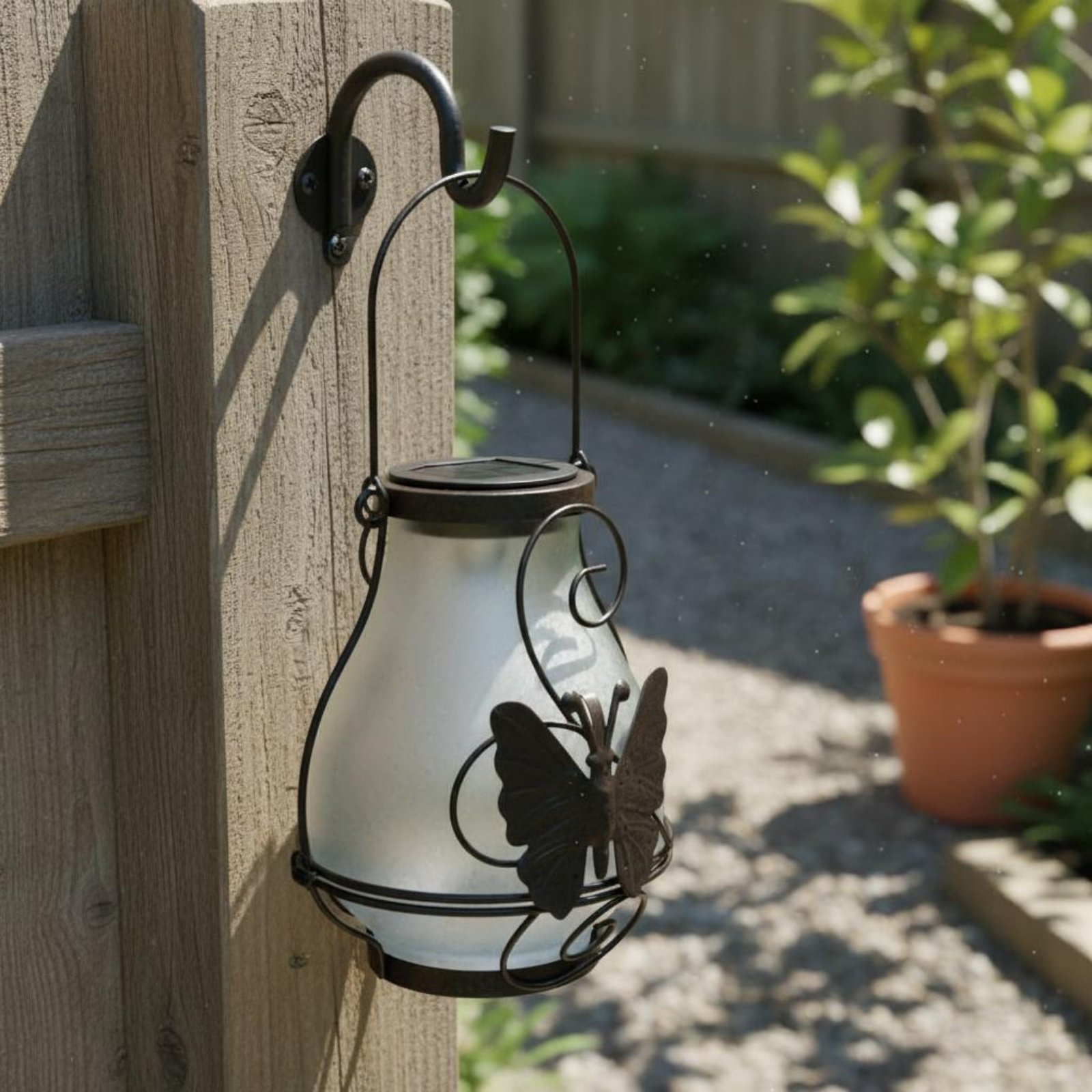 Solar Butterfly Lantern Waterp - Outdoor Lighting Patio ulasan dan harga