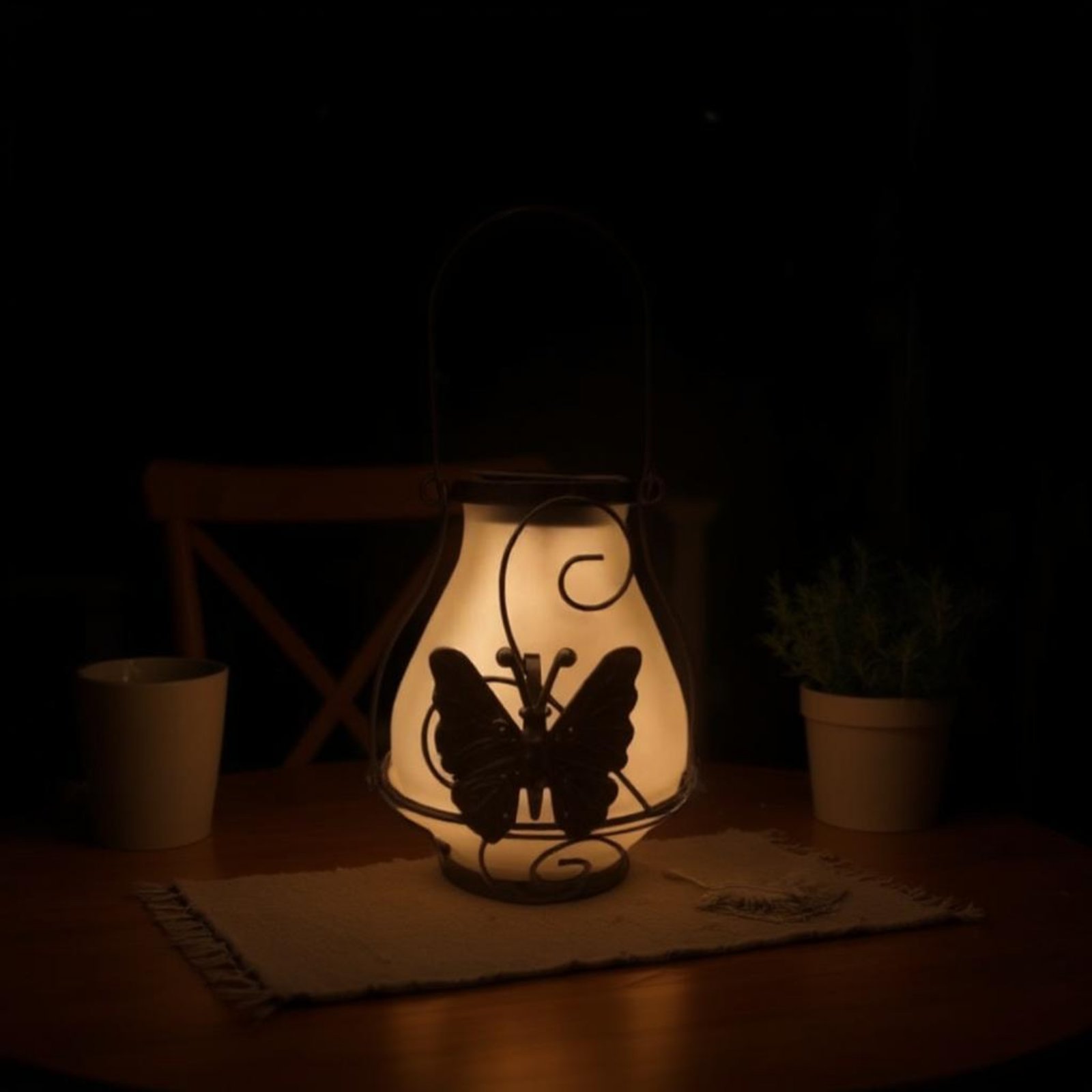 Solar Butterfly Lantern Waterp - Outdoor Lighting Patio ulasan dan harga