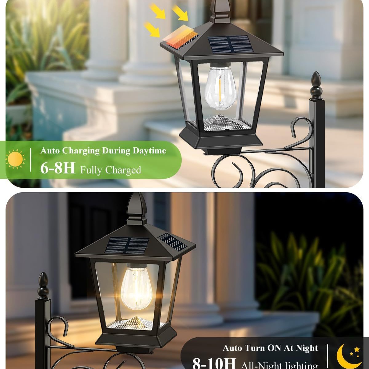 2 in 1 Solar Planter Lamp Wate - Outdoor Lighting Patio ulasan dan harga