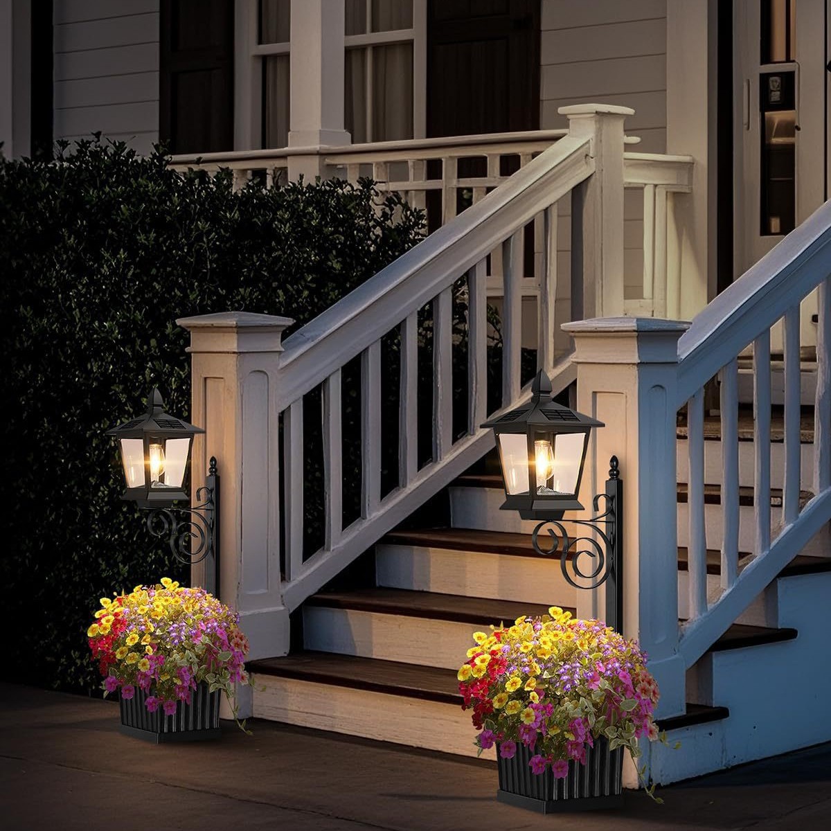 2 in 1 Solar Planter Lamp Wate - Outdoor Lighting Patio ulasan dan harga
