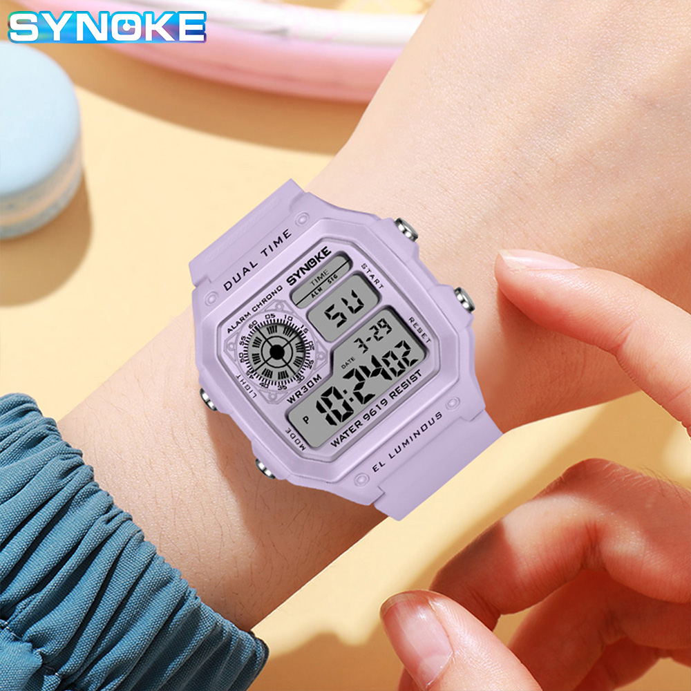 SYNOKE Digital Watches Lady Sp - Outdoor Lighting Timer ulasan dan harga