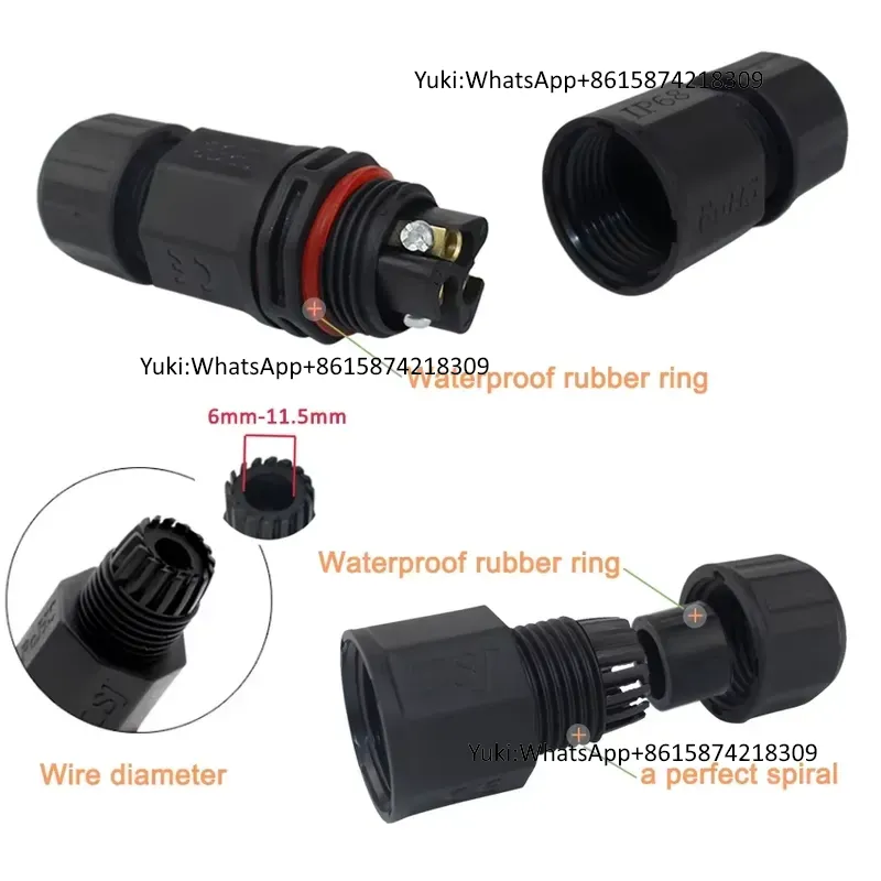 IP68 Waterproof Cable T Tap El - Outdoor Lighting Wire ulasan dan harga