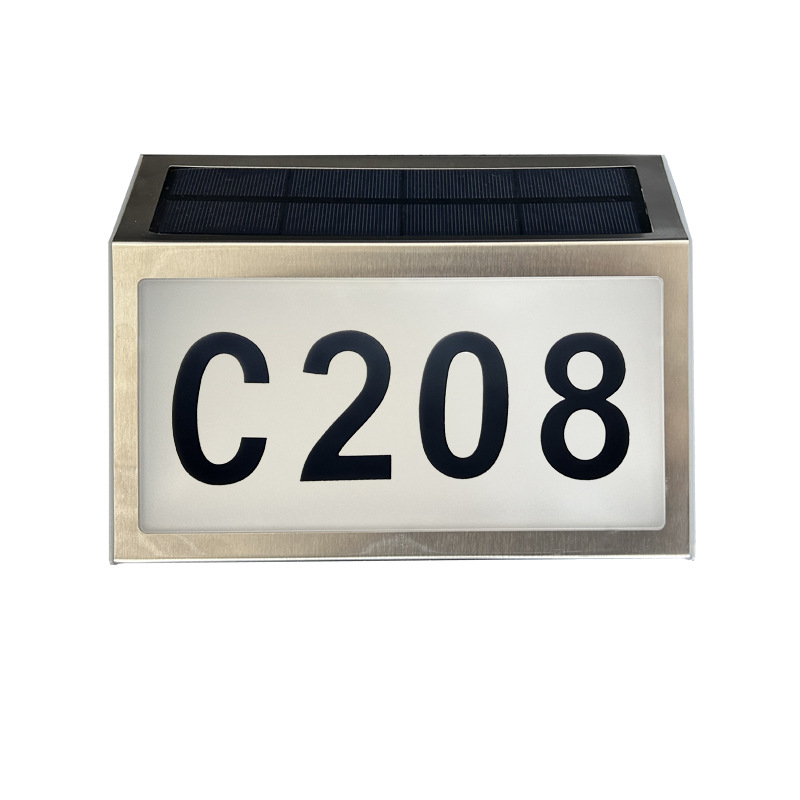 Solar LED House Number Light O - Outdoor Lighting Brass ulasan dan harga