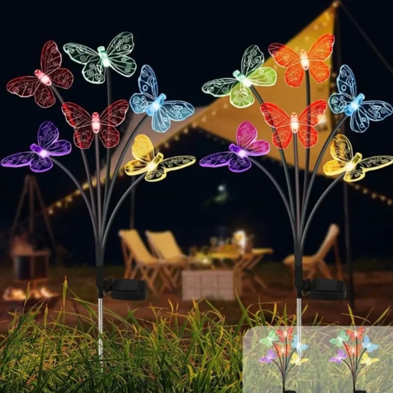 Solar Powered Butterfly Lights - Outdoor Lighting Patio ulasan dan harga