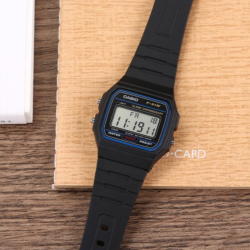 Casio F-91W-1 Fashion Retro Sm - Outdoor Lighting Timer ulasan dan harga
