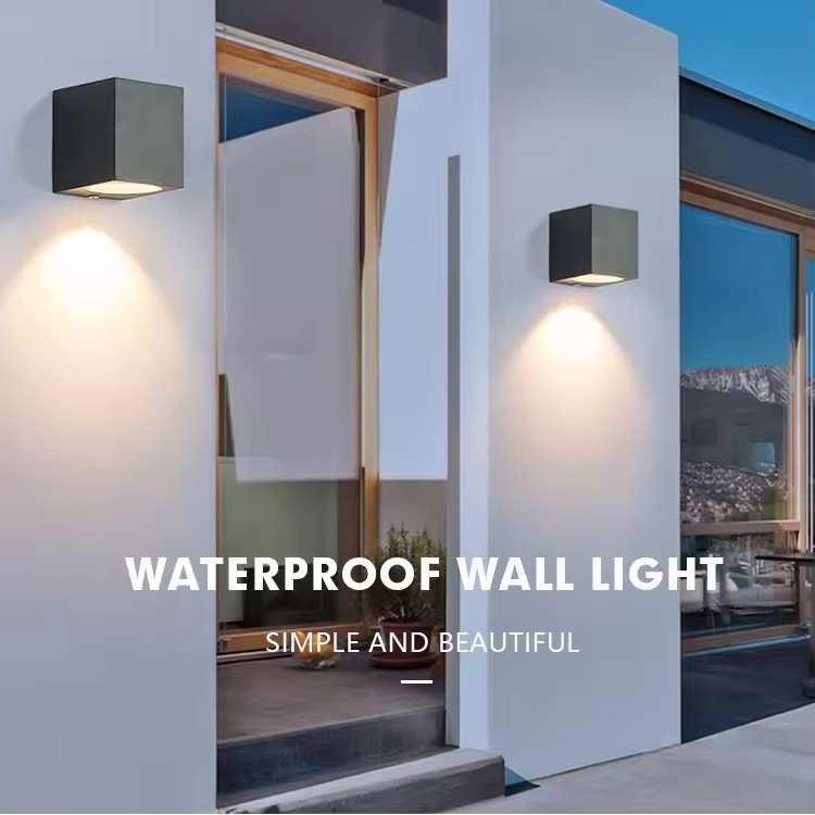 IP65 LED Wall Light Aluminum O - Outdoor Lighting On Fence ulasan dan harga