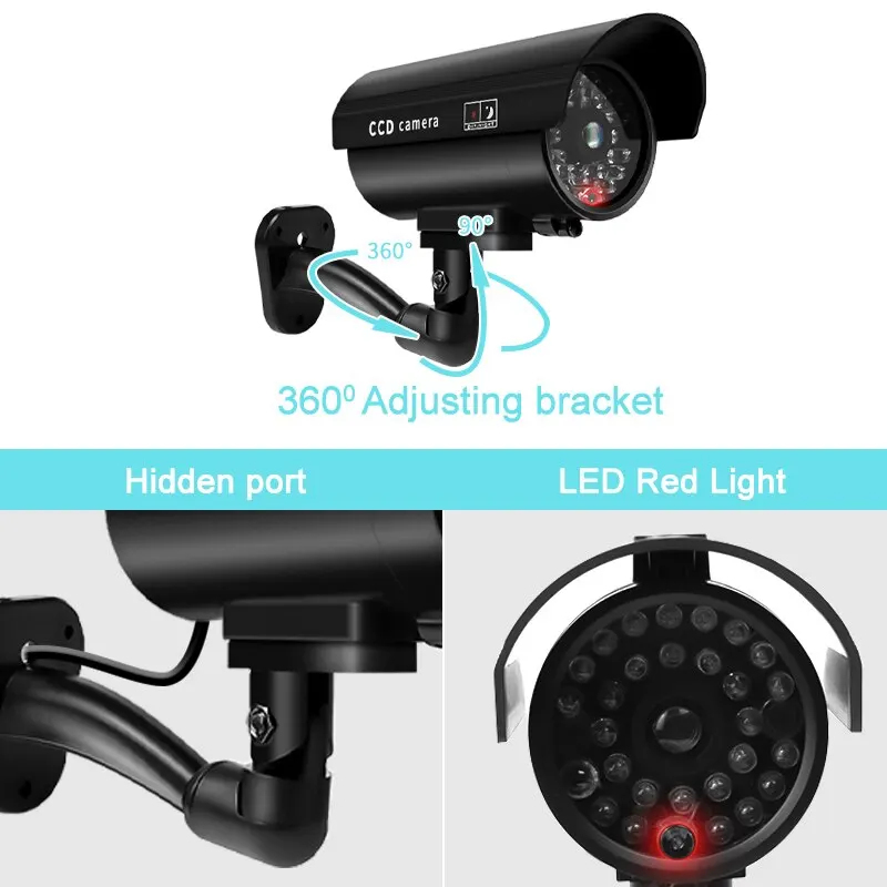 1PC Dummy Security Camera Watr - Outdoor Lighting And Camera ulasan dan harga