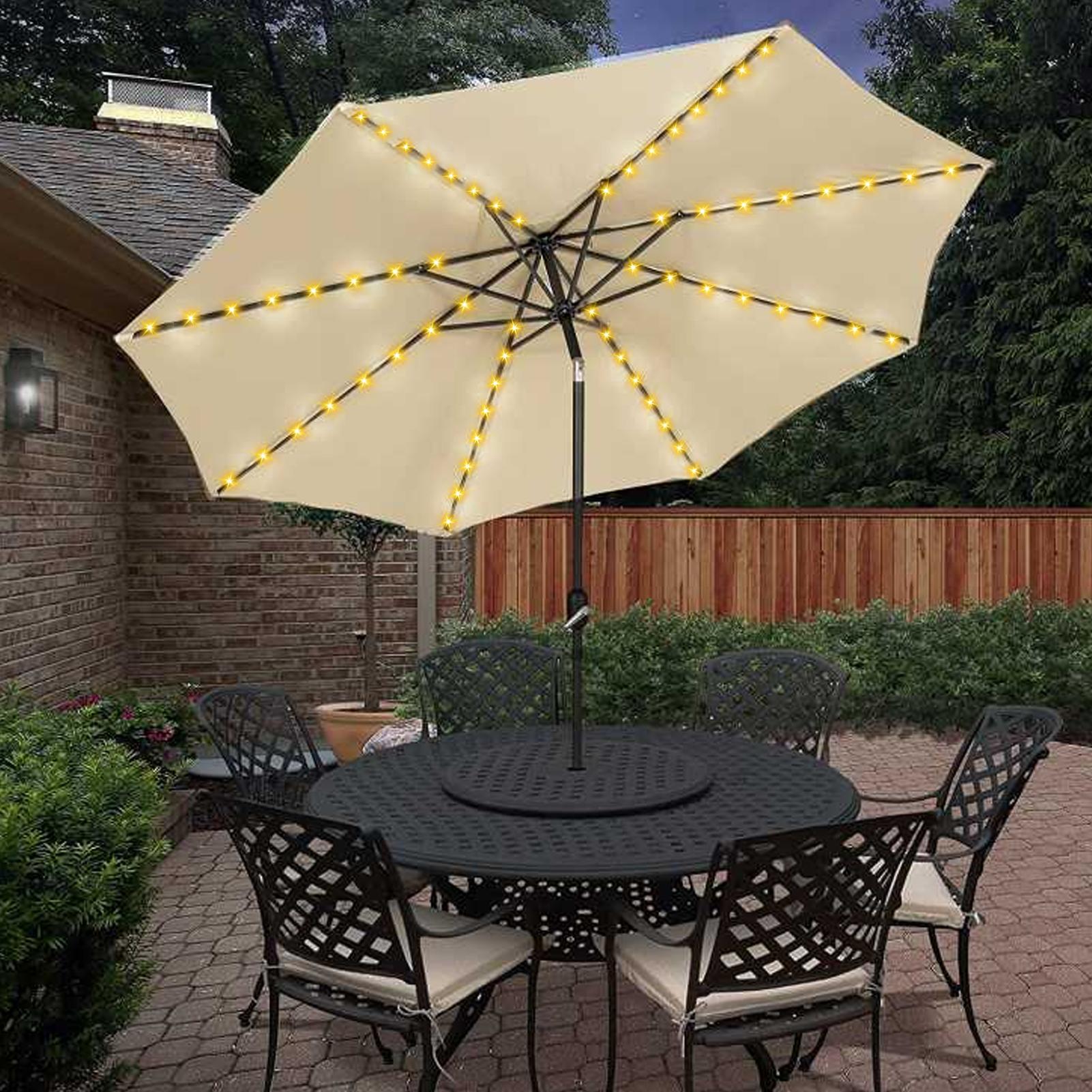 Solar Umbrella String Light 10 - Outdoor Lighting For Gazebo ulasan dan harga