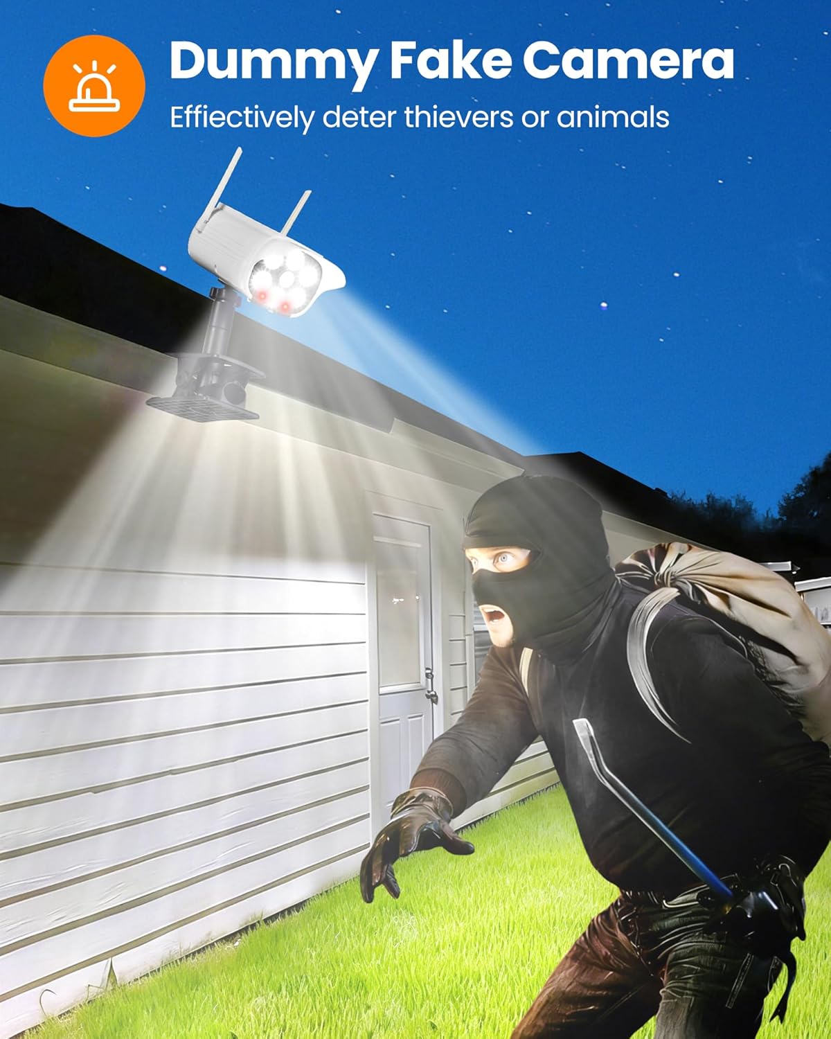 Solar Street Light LED Clip On - Outdoor Lighting On Fence ulasan dan harga
