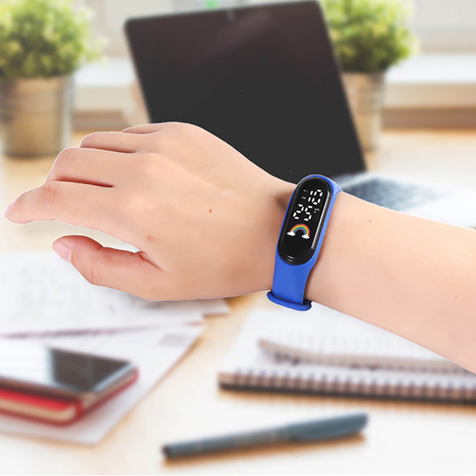 Children Multicolor Watch Led  - Outdoor Lighting Timer ulasan dan harga