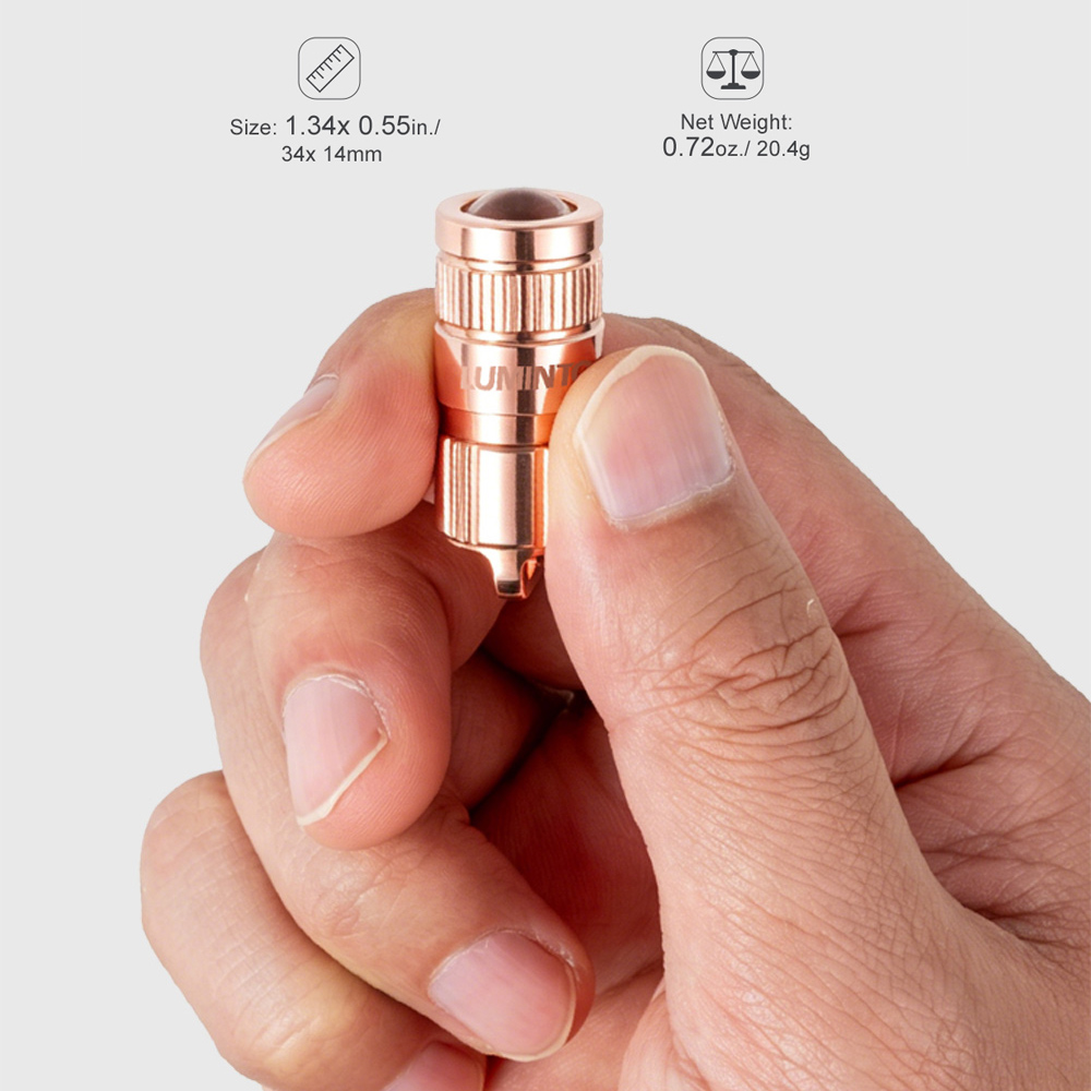 Copper Flashlight EDC LED Pock - Outdoor Lighting Brass ulasan dan harga