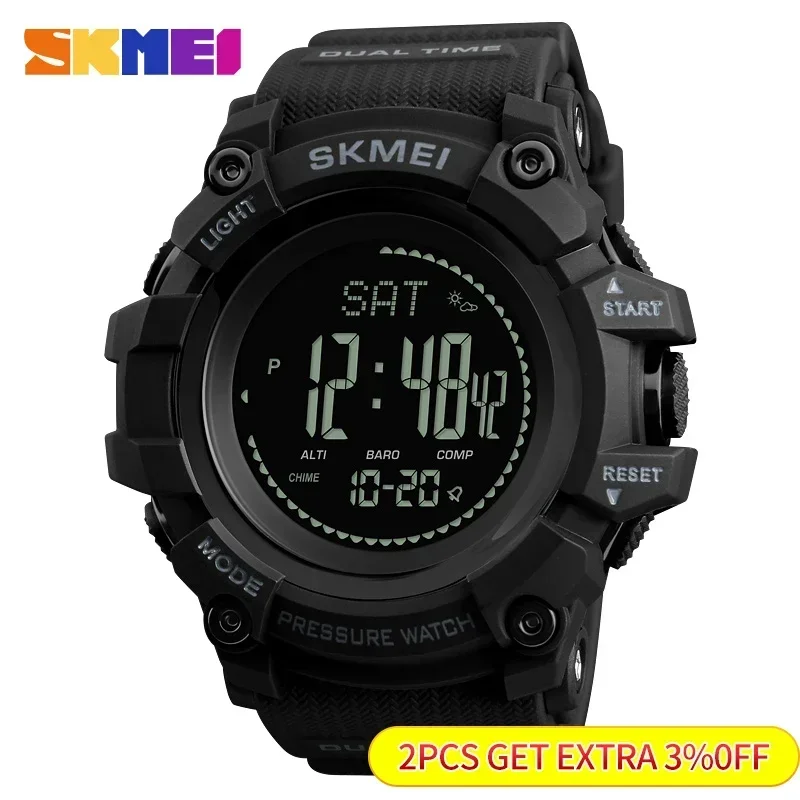 SKMEI 1358 Altimeter Weather T - Outdoor Lighting Timer ulasan dan harga
