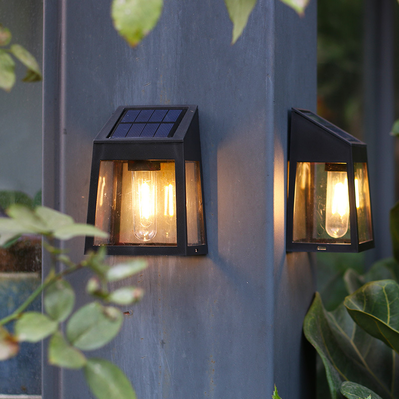 Solar Wall Light Outdoor Water - Outdoor Lighting On Fence ulasan dan harga