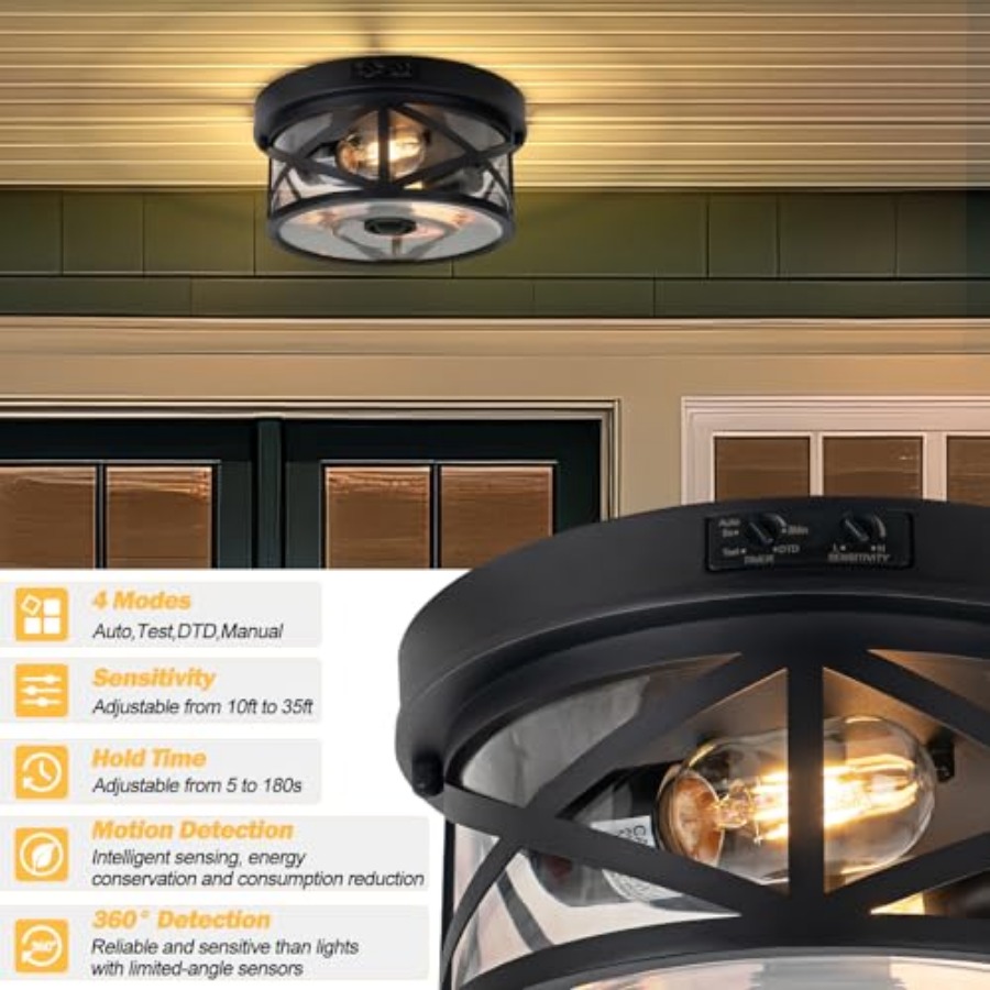 Motion Sensor Outdoor Ceiling  - Outdoor Lighting Sensor ulasan dan harga