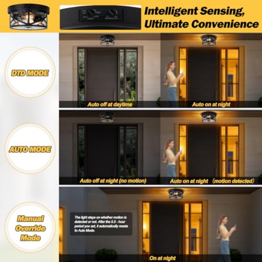 Motion Sensor Outdoor Ceiling  - Outdoor Lighting Sensor ulasan dan harga