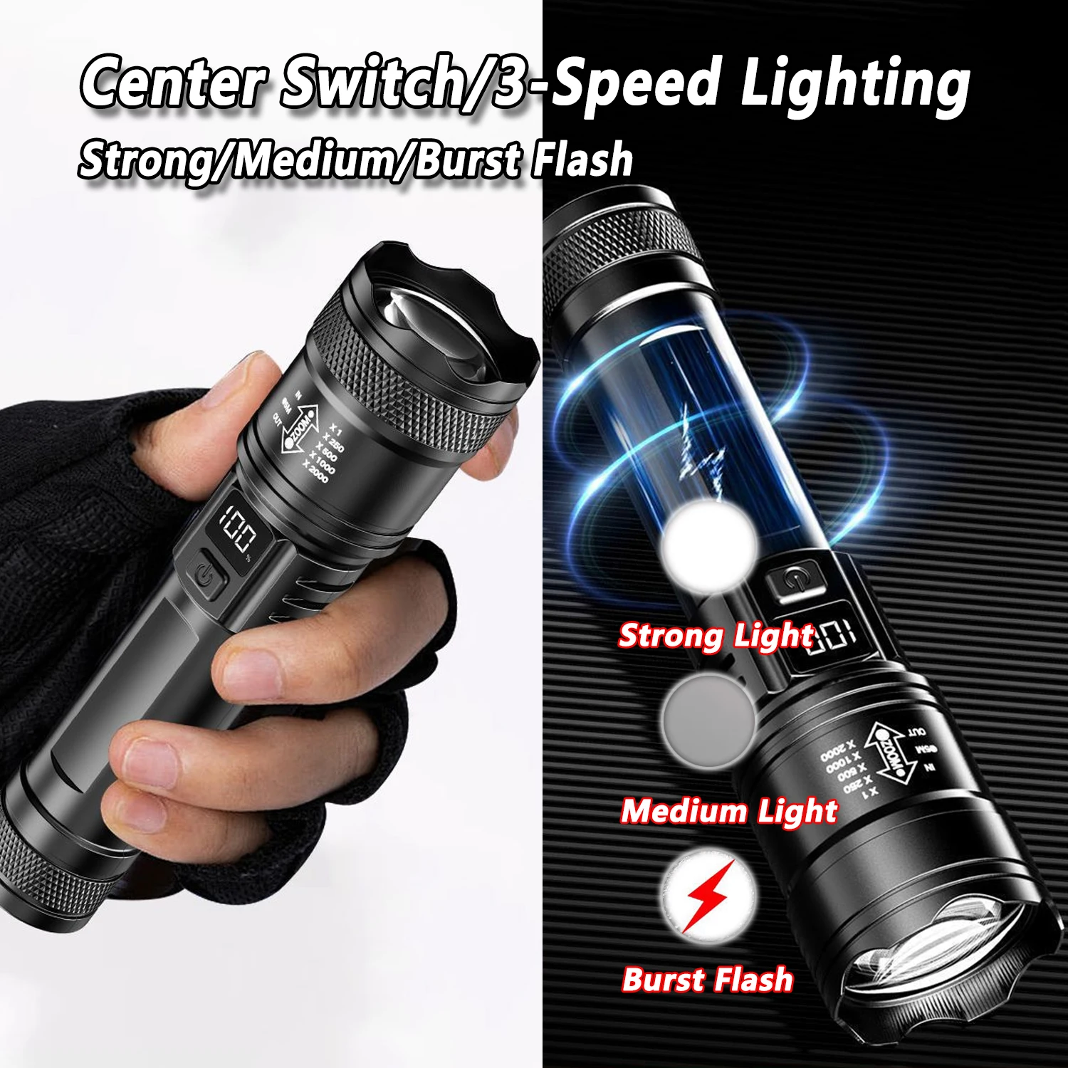 Ultra Bright LED Flashlight 20 - Outdoor Lighting Usa ulasan dan harga