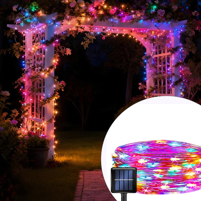 Solar Garden LED Fairy Lights  - Outdoor Lighting On Fence ulasan dan harga