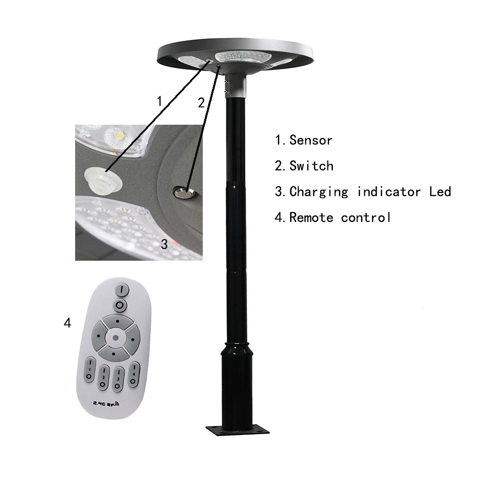Waterproof IP65 UFO Solar LED  - Outdoor Lighting Sensor ulasan dan harga