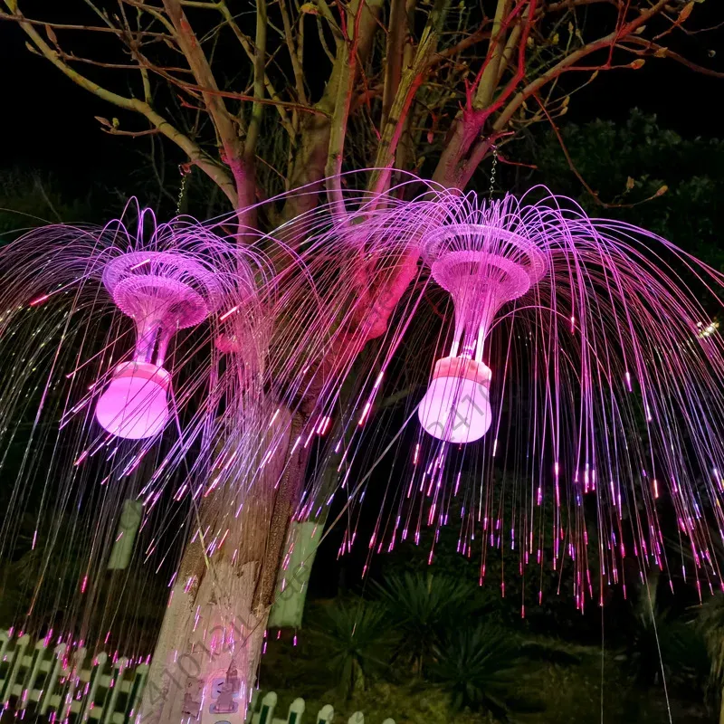 Double-layer Fiber Optic Jelly - Outdoor Lighting Jellyfish ulasan dan harga