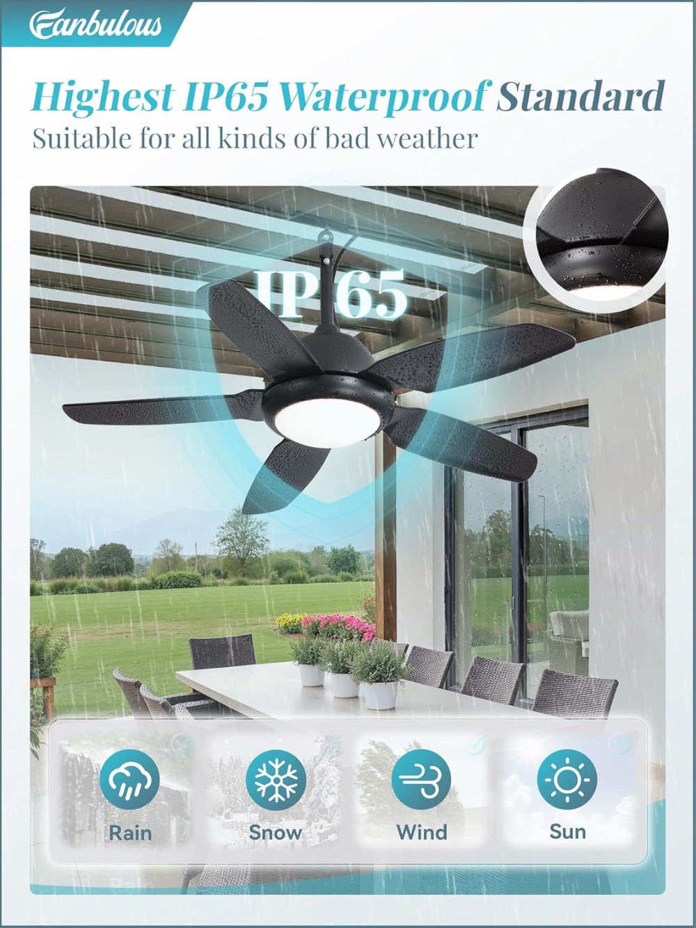 42 inch Waterproof Outdoor Cei - Outdoor Lighting For Gazebo ulasan dan harga