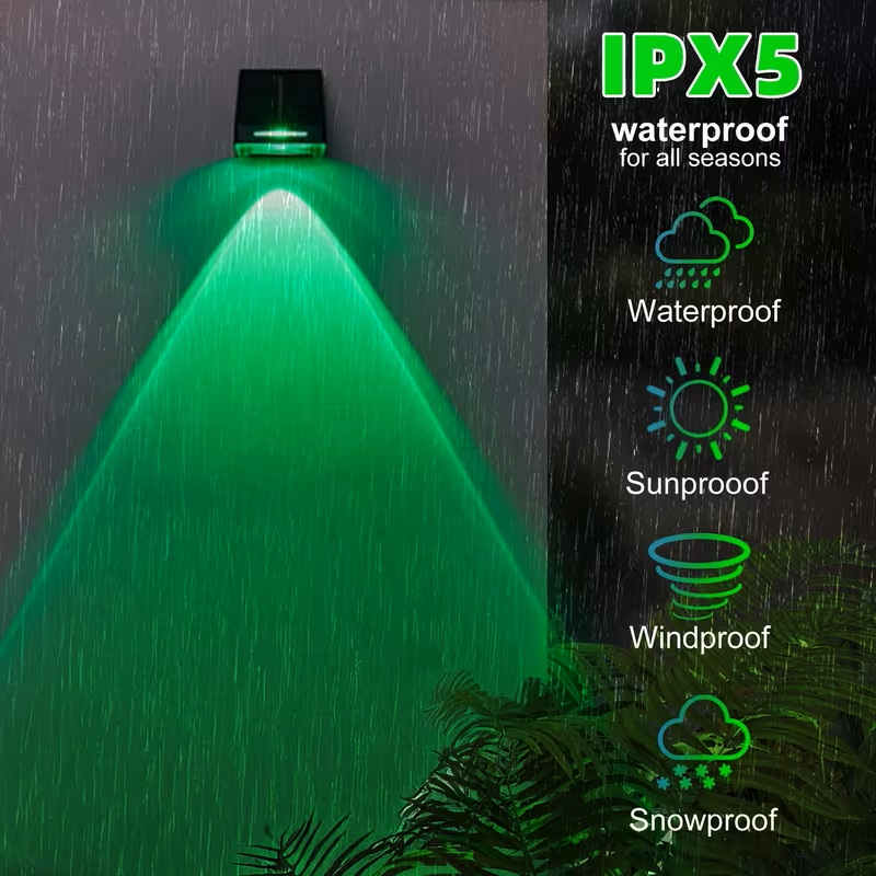 Solar Fence Lights Outdoor: So - Outdoor Lighting On Fence ulasan dan harga