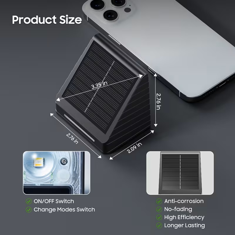 Solar Fence Lights Outdoor: So - Outdoor Lighting On Fence ulasan dan harga