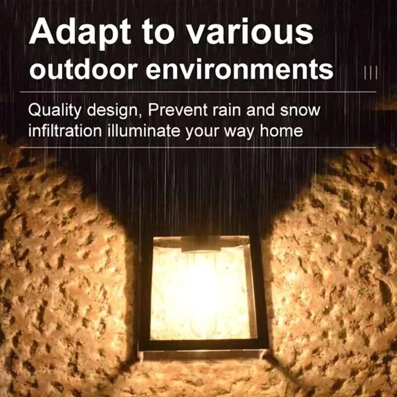 Powerful Solar Wall Light Outd - Outdoor Lighting On Fence ulasan dan harga