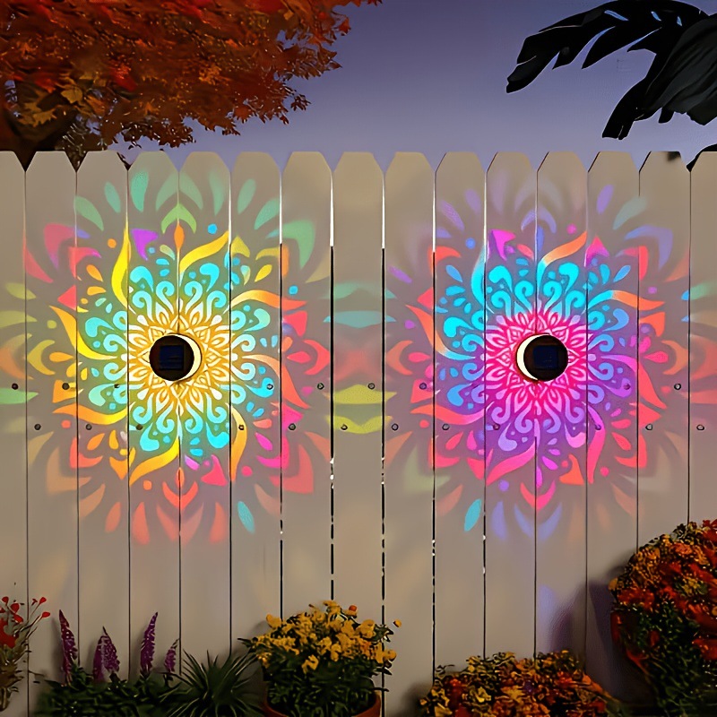 Solar LED Wall Light Mandala P - Outdoor Lighting For Gazebo ulasan dan harga
