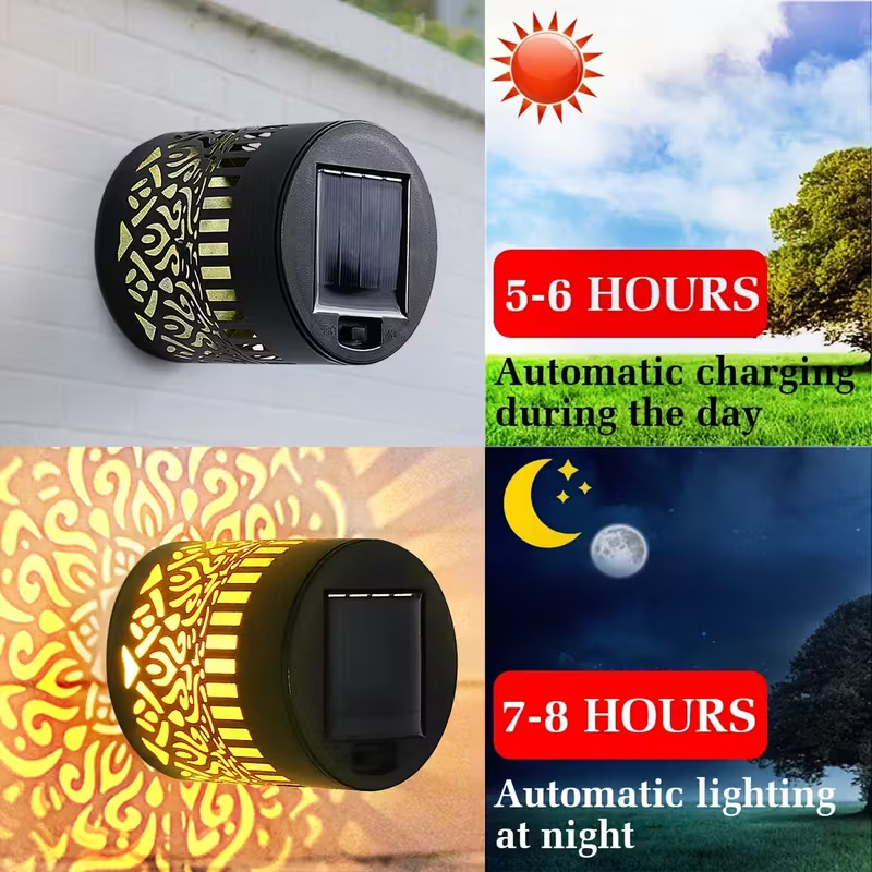 Solar LED Wall Light Mandala P - Outdoor Lighting For Gazebo ulasan dan harga