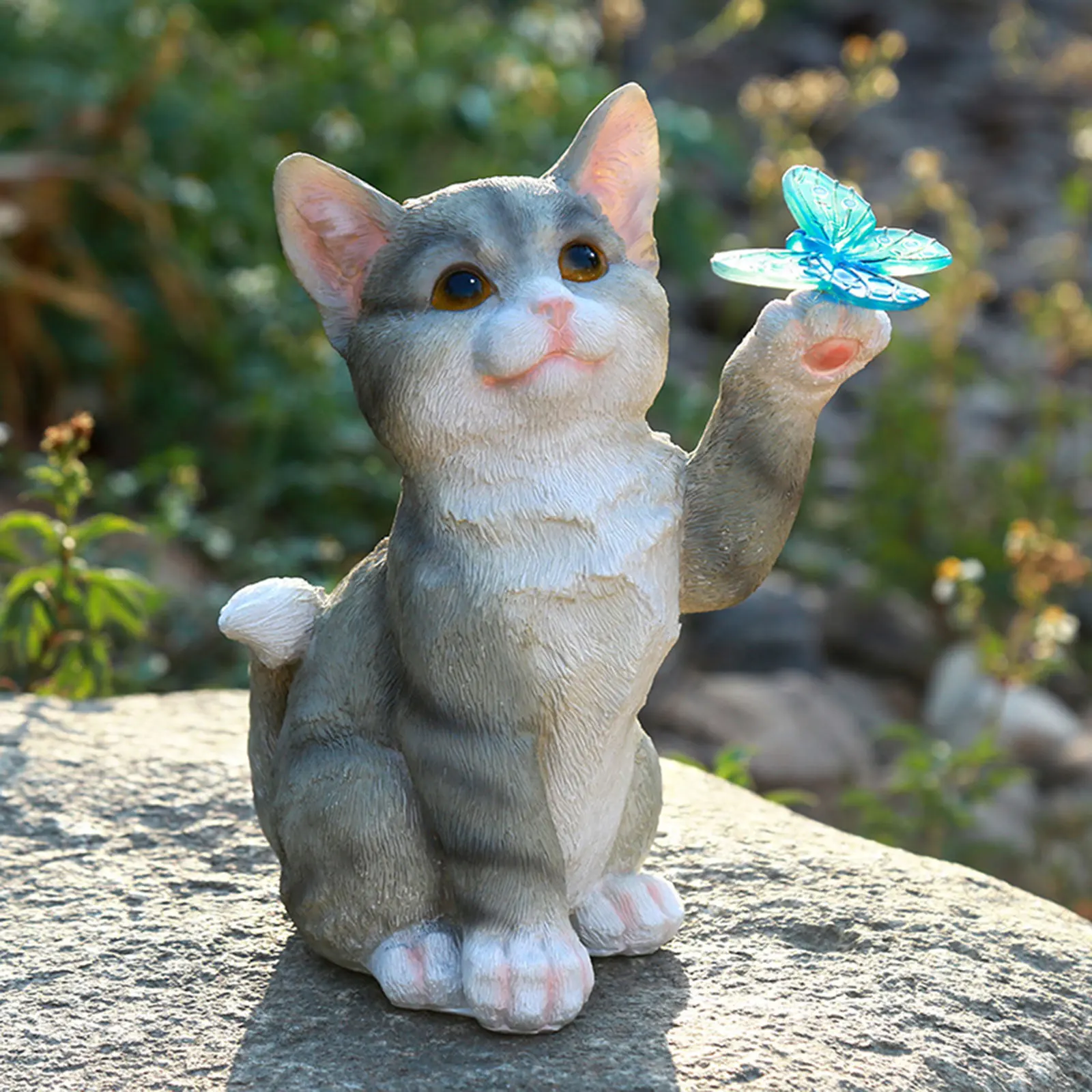 Outdoor Cat Sculpture Figurine - Outdoor Lighting For Gazebo ulasan dan harga