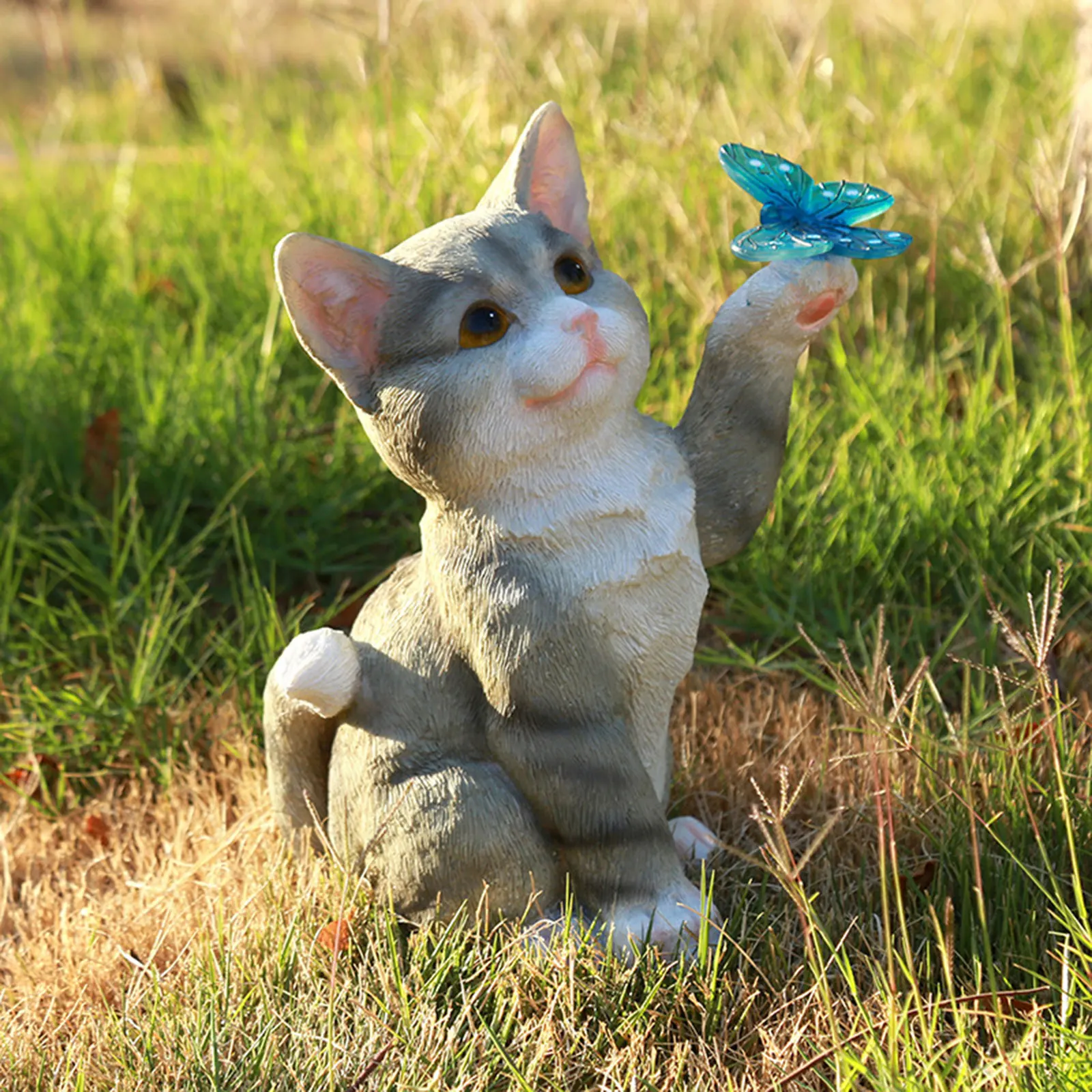 Outdoor Cat Sculpture Figurine - Outdoor Lighting For Gazebo ulasan dan harga