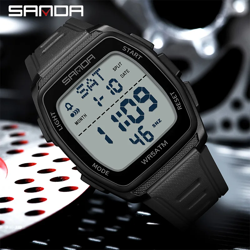 SANDA New Man Electronic Watch - Outdoor Lighting Timer ulasan dan harga