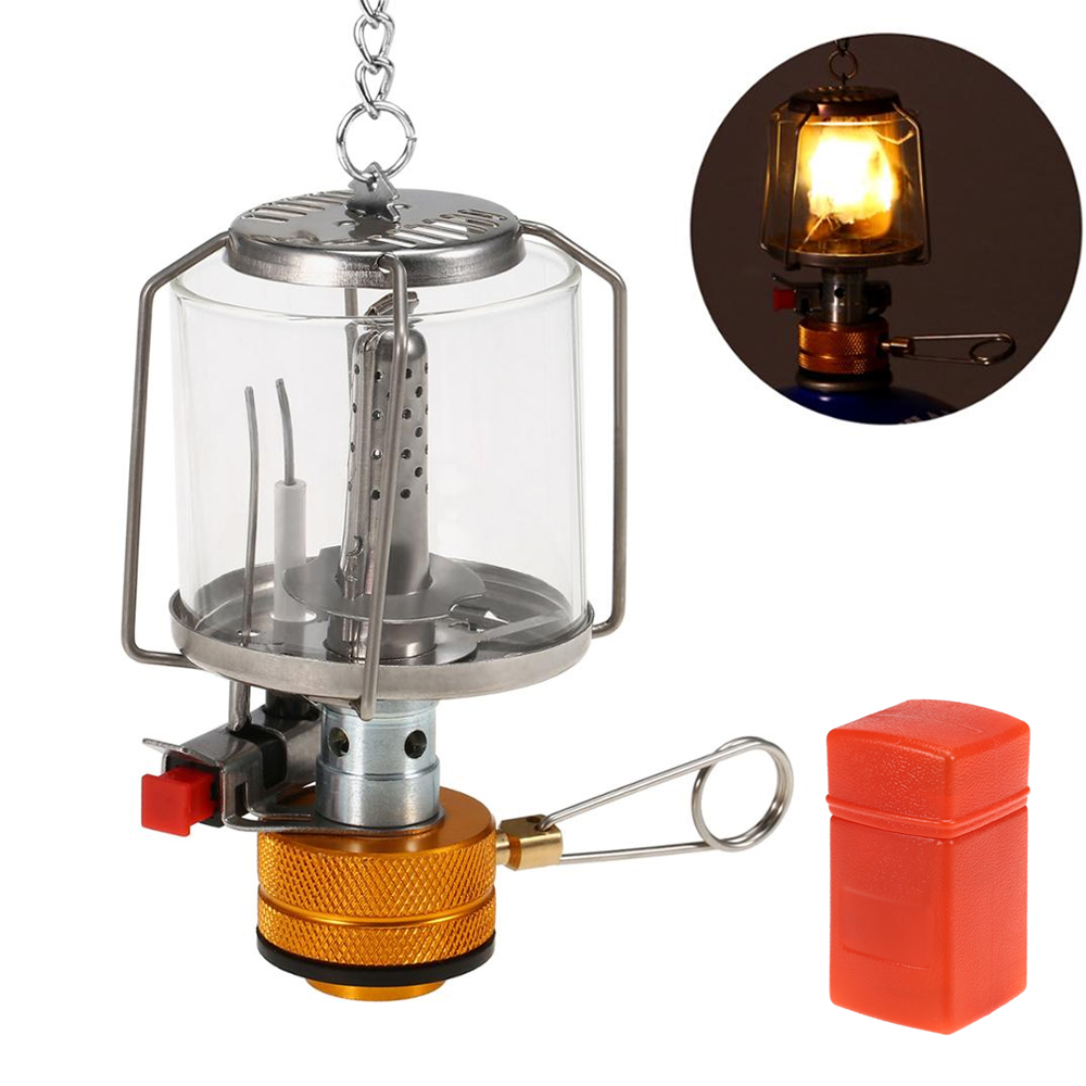 1 Set Gas Lamp Outdoor Camping - Outdoor Lighting Brass ulasan dan harga